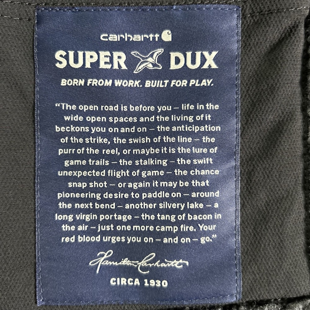 Carhartt Vest Mens 2XLT Black Super Dux Softshell Relaxed Workwear OV4999-M - Picture 4 of 12